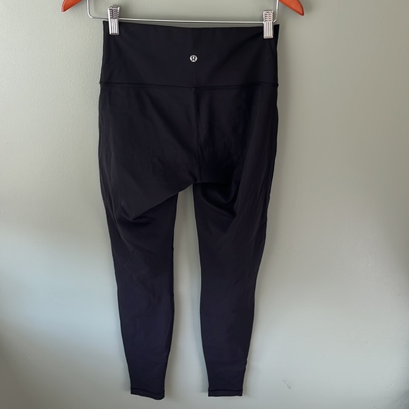 Lululemon Wunder Under High Rise Mix & Mesh Black Luxtreme Leggings Size 6 - Picture 3 of 6